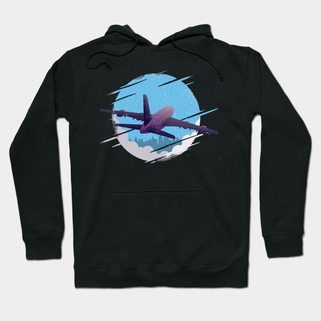 Airplane Design Hoodie by LR_Collections